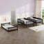 Lit superposé simple en bois d'hévéa simple, avec échelles, lit superposé détachable, double au-dessus d'un lit simple au-dessus d'un lit simple-1760743069