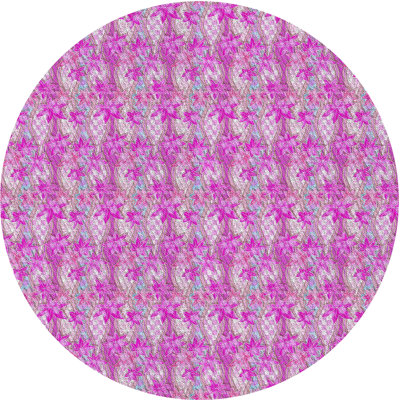 Tapis rose tissé à la machine