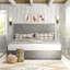 Ensemble de chambre configurable avec lit plateforme 3 pièces Annebelle