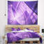 Tapisserie abstraite mauve à motif fractal de plantes exotiques-28497043-102343341