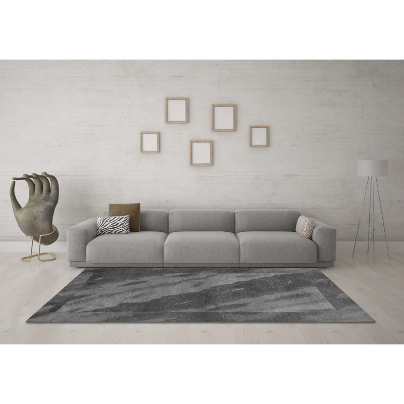 Dereonna Performance Abstract Indoor Rug, Square 8'