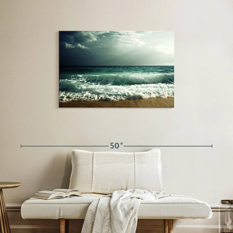 Gillard Dusky Ocean Wave, H 24 po x l 36 po