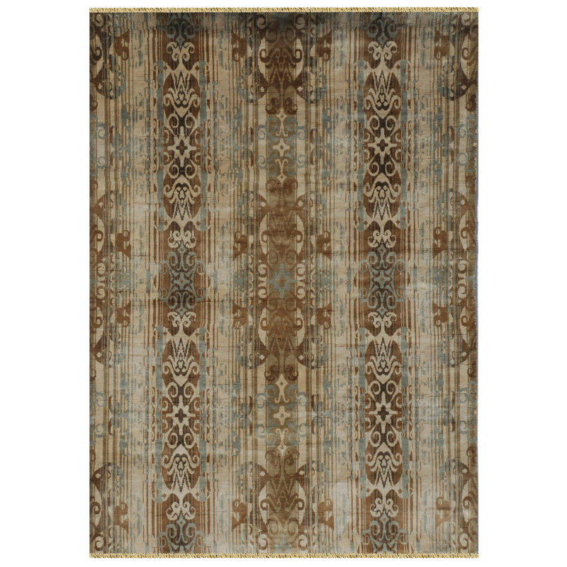 Luce Hand-Knotted Multi 3'5" X 4'2"