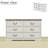 6-Drawer Dresser With Elegent Design-470129907