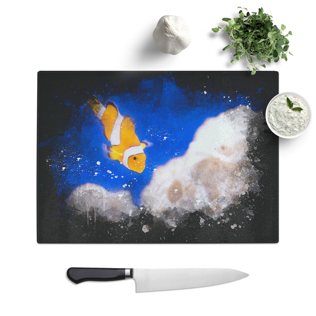 Clownfish Vol.2 Paint Splash Chopping Board