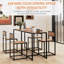 Ensemble de table de salle à manger 3 pièces pour 2 personnes, comprenant une table de cuisine et des chaises confortables pour les repas et les loisirs