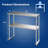 Derrel 36'' W Stainless Steel Shelving Unit