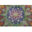 Tapis floral motif persan Kashan noué à la main 9 x 13