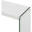 Modern Glass Console Table With Storage Shelf - Stylish Narrow Entryway Sofa Table For Living Room, Hallway, And Office Décor