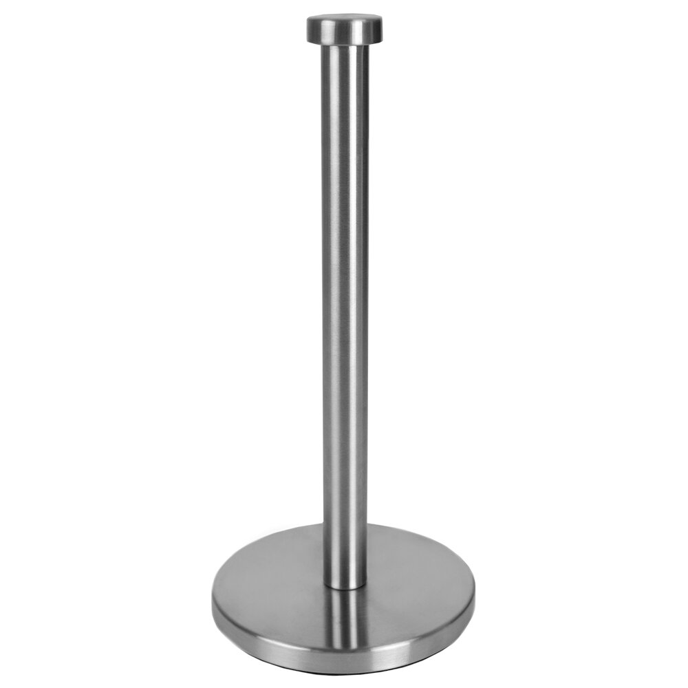 Ebern Designs Stainless Steel Freestanding Paper Towel Holder & Reviews ...