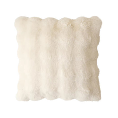 Faux Fur Throw Pillow