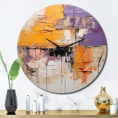 Horloge murale Collage Impressions III