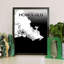 Honolulu City Map - No Frame Print-28156722