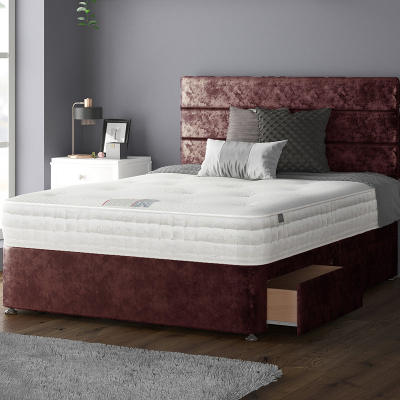 Brand Upholstered Headboard, Silver, Super King (6')
