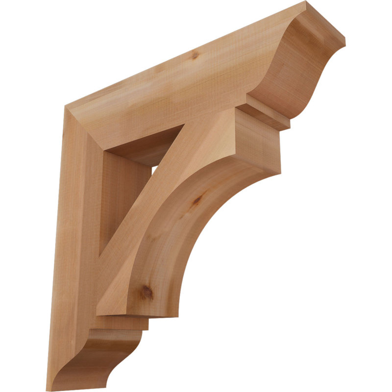 Support traditionnel Westlake, Cèdre rouge de l'Ouest, Lisse, H 26 po x l 5,5 po x P 26 po