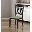 Ensemble de 2 chaises modernes au design moderne avec cadre en bois au fini noir antique-1663547998