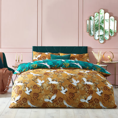 Cotton Blend No Pattern Duvet Cover Set with Pillowcases Included