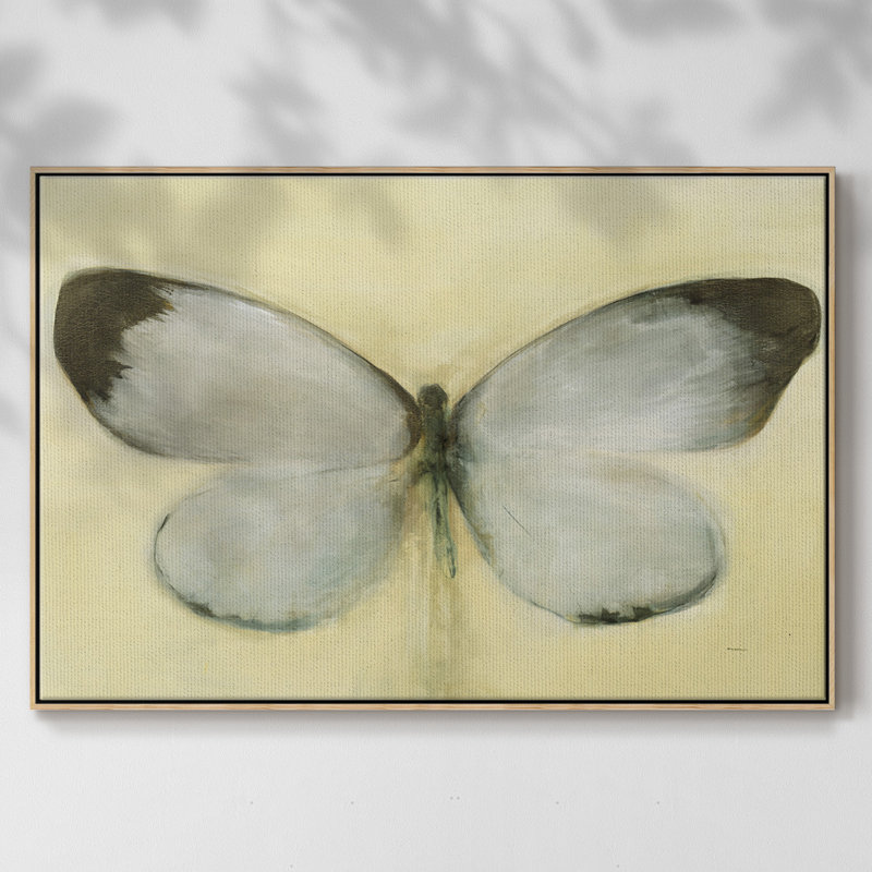 Chrysalide, reproduction sur toile encadrée, H 17 po x l 25 po x P 2 po, Naturel
