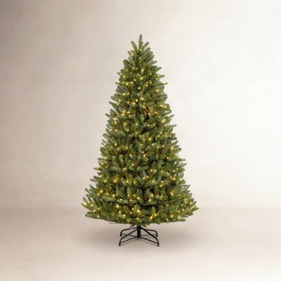 Lighted Artificial Fir Christmas Tree