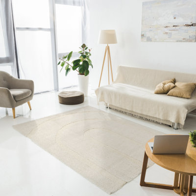 Picardy Geometric Shapes Shag Area Rug