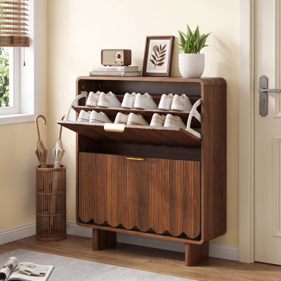16 Pair Shoe Storage Cabinet