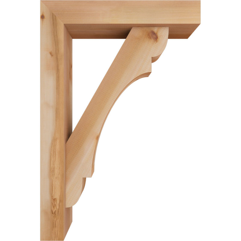 Support de bloc olympique avec entretoise décalée, 36 x 24, Cèdre rouge occidental de l 5 1/2 po (lisse)
