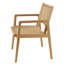 Set Of 2 Natural Garden Armchairs