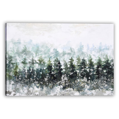 Forêt - peinture sur toile tendue