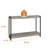 40" Console Table, 2-Tier Farmhouse Narrow Entryway Table , Long Sofa Table-1422899762