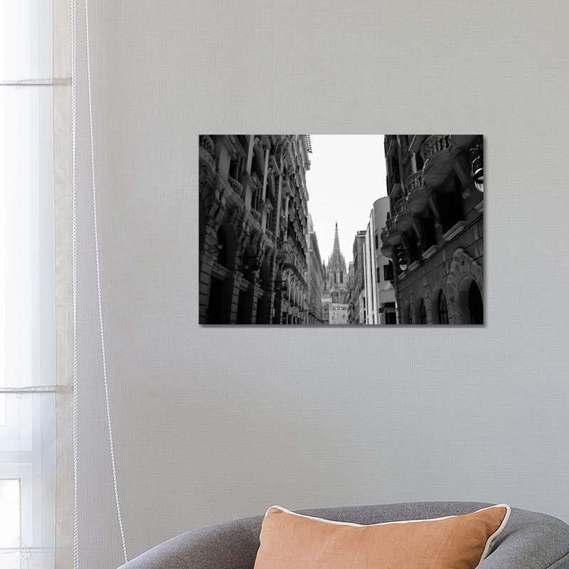 Cathedral Of Barcelona by Bethany Young - Print on Canvas, 45.72cm H x 66.04cm W x 3.81cm D, Wrapped Canvas