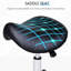 Tabouret ergonomique en similicuir à roulettes, réglable en hauteur, offrant une mobilité douce pour les spas, les salons, les massages