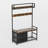 Multi-Functional Hall Tree With 2 Movable Drawers, Shoe Storage, Shelves, And Garment Racks, Perfect For Organized Entryways