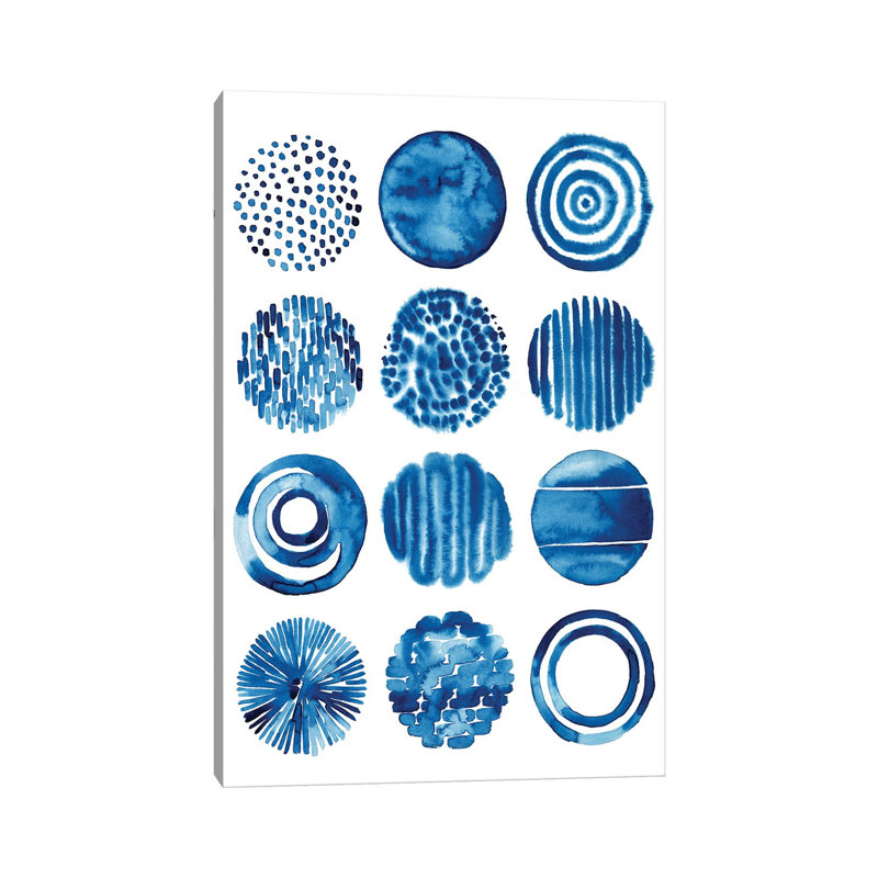 Differing Drops I by Grace Popp - Wrapped Canvas Gallery-Wrapped Canvas Giclée, 66.04 cm H x 45.72 cm W