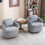 Fauteuil demi-tonneau pivotant de 29,1 po Markysha-227151452