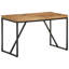 Emmeline Solid Wood Top Metal Base Dining Table-2072031713-2072187842
