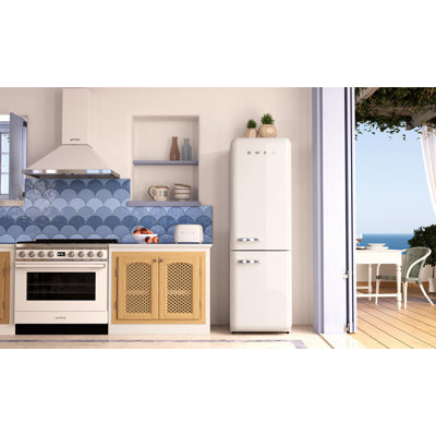 SMEG Réfrigérateur de 12,8 pieds cubes Energy Star des années 50