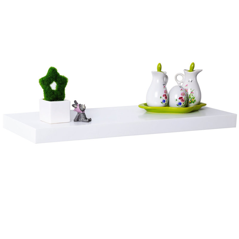 Desyrae with Reclaimed Wood, White, 60cm H x 22.9cm W x 3.8cm D