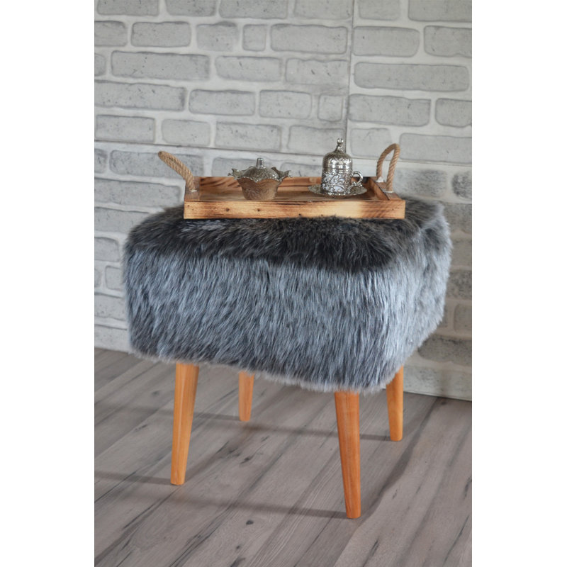 Repose-pieds 17 po, gris