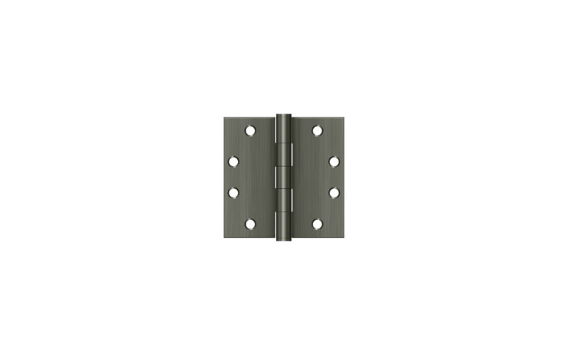 Steel Butt Bearing Hinge, Antique Nickel