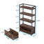 Classeur latéral 33 "avec tablettes de rangement ouvertes Daneel-1266171837