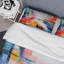 Ensemble de housse de couette Colorful Cubism Spiral Of Speed III - Abstract Collages-101241358