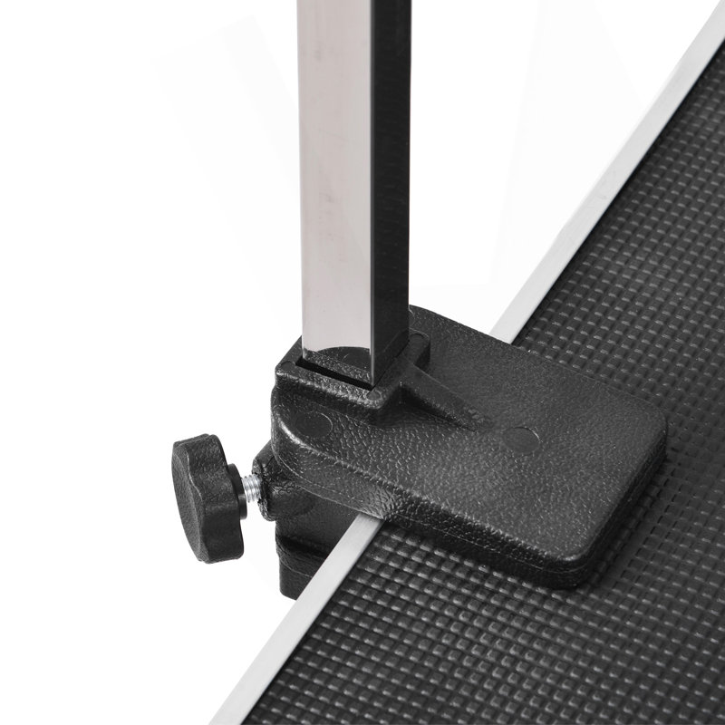 Table de toilettage professionnelle pour chien avec support réglable, H 30 po x l 46 po x P 24 po, Noir