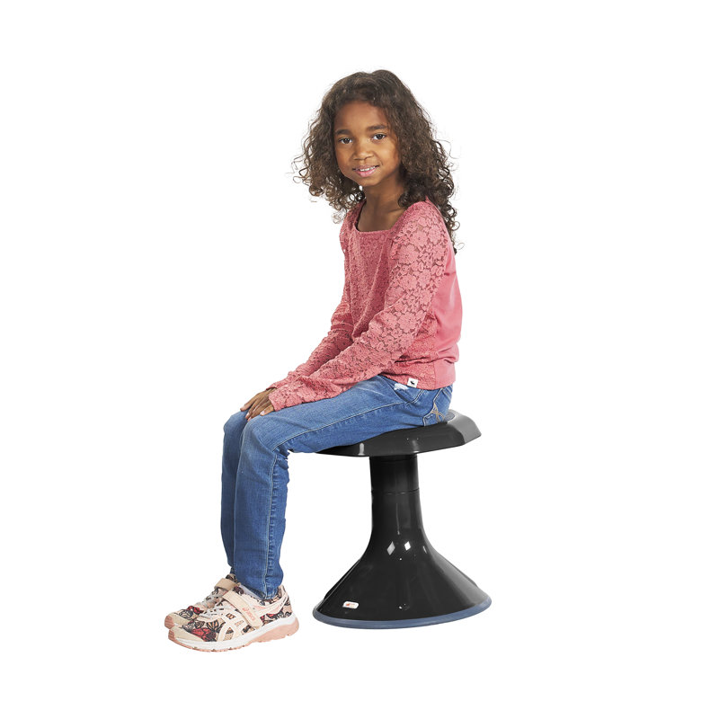 Tabouret ECR4Kids ACE, Noir, 15"