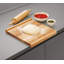 Cutting and baking board made of beech wood with juice groove-102891963