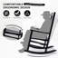 Chaise berçante en bois surdimensionnée pour l'extérieur-1342655992