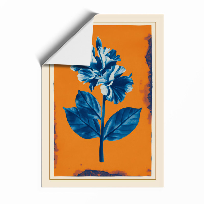 Blue Bloom Botanical - Print, Unframed, A1 - 84.1 x 59.4 cm