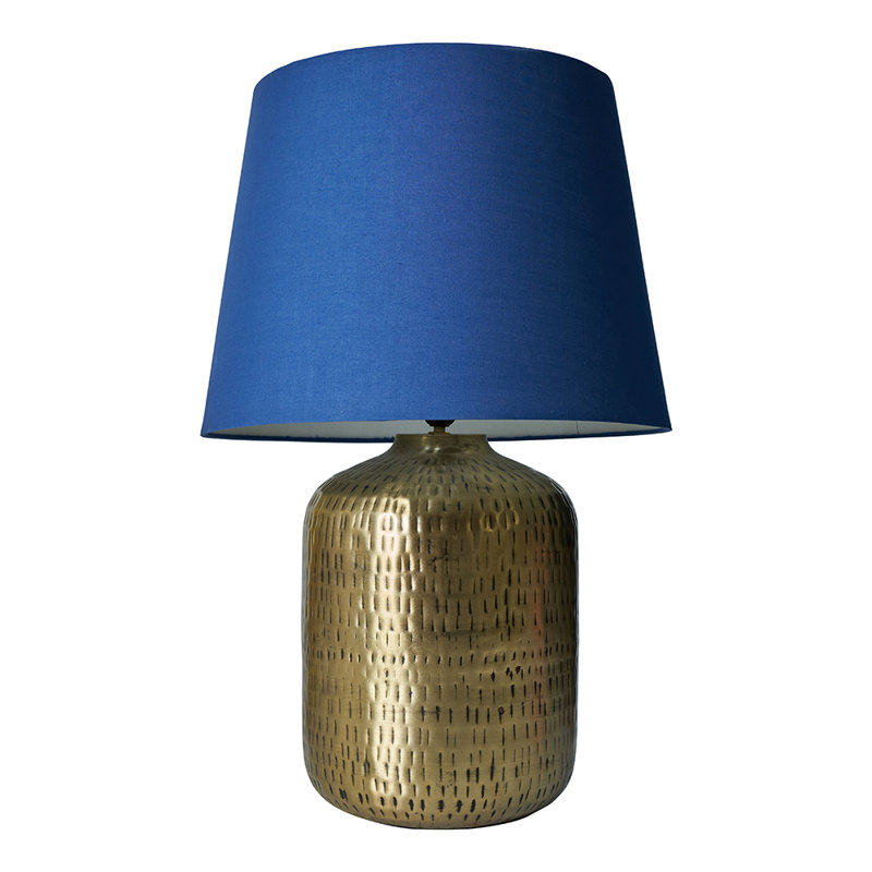 Metal Table Lamp, No, White