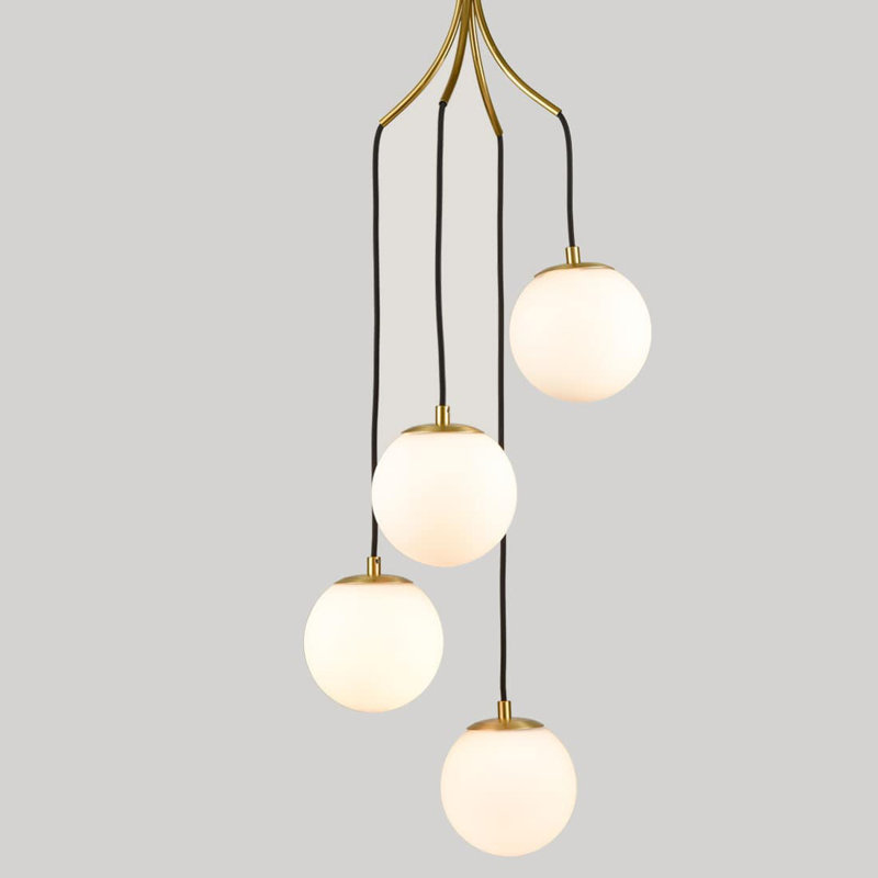 Lazhane 4 - Light Golden Cluster Pendant