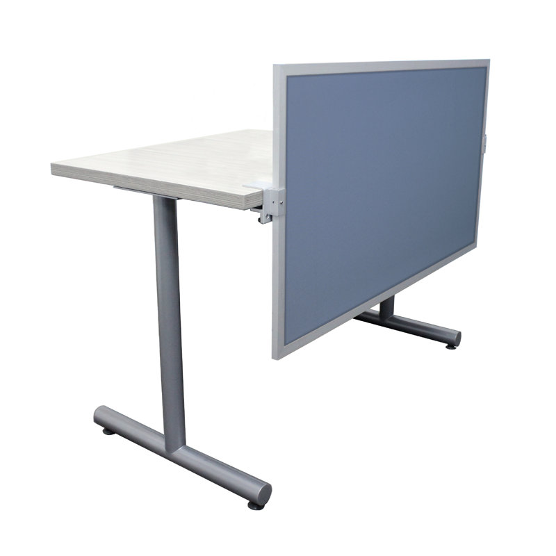 Panneau d'intimité acoustique fixé au bureau, Twilight, En aluminium, H 18 po x l 24 po x p 0,63 po