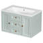 Meuble-lavabo simple 30 po avec plateau Aiylah